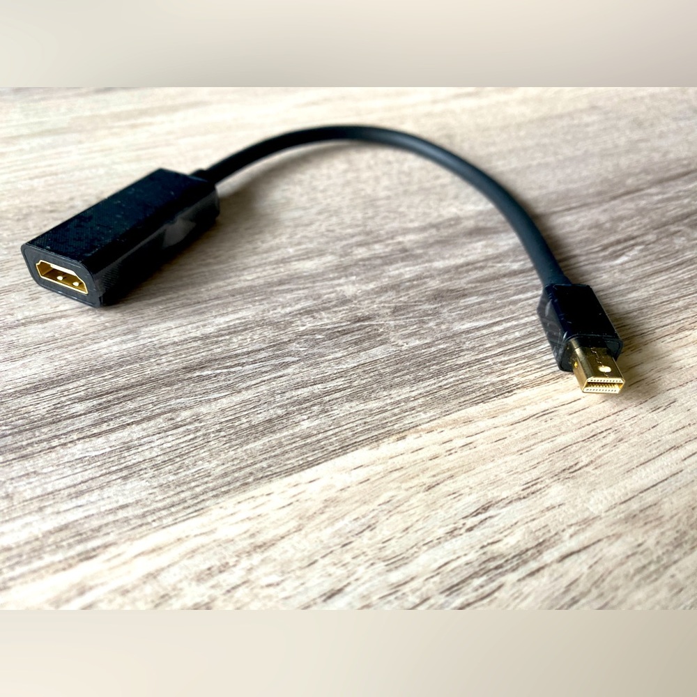 Mini DisplayPort (DP) to HDMI adapter